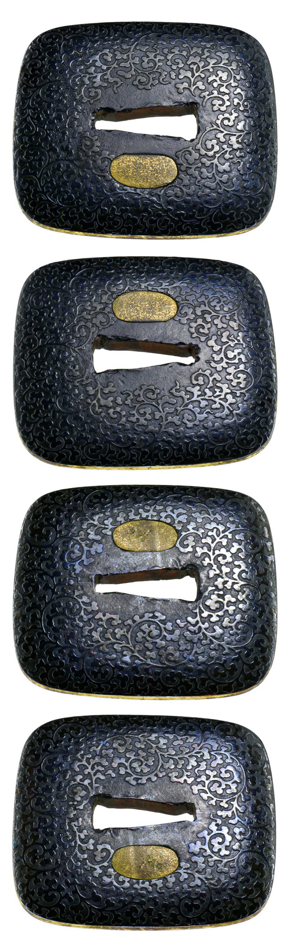 Tsuba [Higo Karakusa-zu Tsuba][N.B.T.H.K] Hozon Tousougu - Photo 4