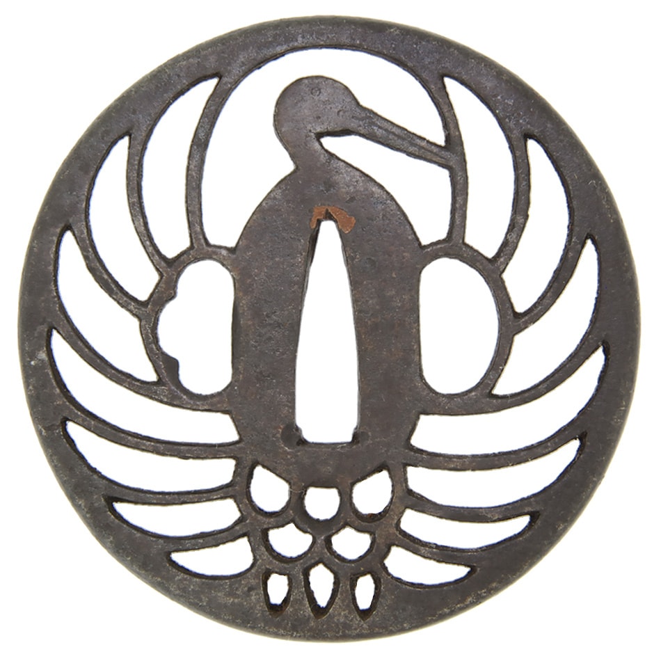 Tsuba [Shoami Tsurumaru Sukashi Tsuba][N.B.T.H.K] Hozon Tousougu - Photo 3