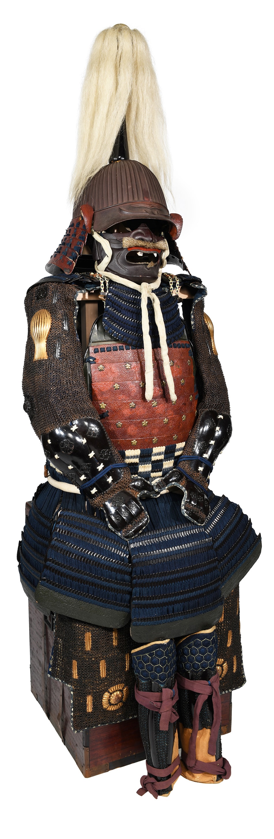 Yoroi[Cha-shibokawa-tsutsumi Byotoji Iroito-odoshi Koshitori-okegawa Nimai-dou Gusoku] Kosyu Tokubetsu Kicho Shiryo - Photo 4