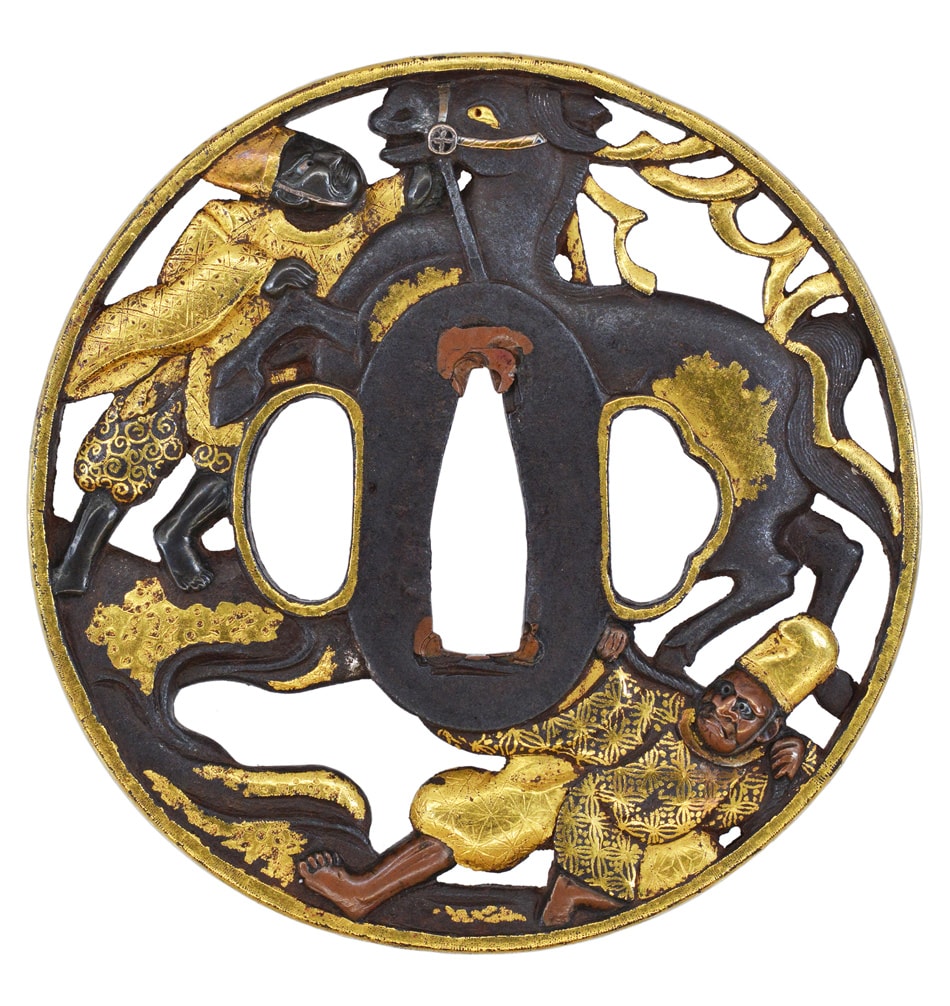 Tsuba [Hikone Jimme-shicho-sukashi-Tsuba][N.B.T.H.K] Hozon Tousougu - Photo 2