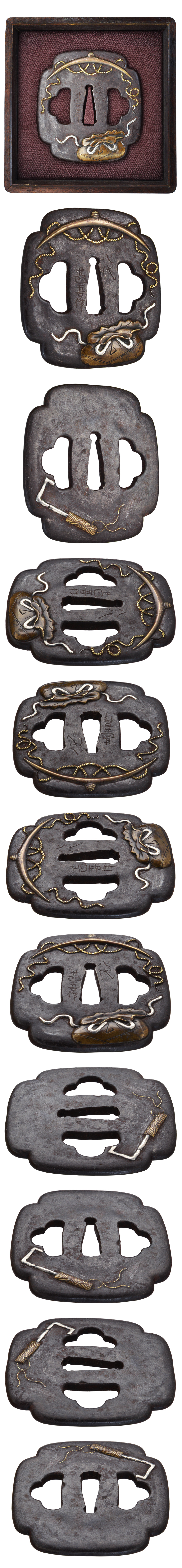 Tsuba [Yatsushiro Jingo Takara-chirashi-zu-Tsuba][N.B.T.H.K] Hozon Tousougu - Photo 4