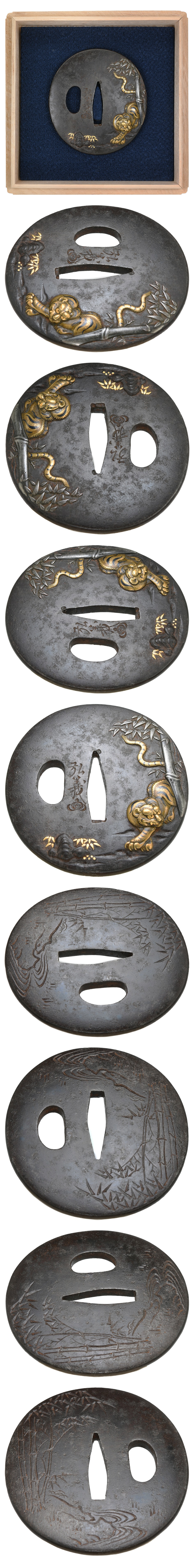 Tsuba [Hiroyoshi Taketora-zu-Tsuba][N.B.T.H.K] Tokubetsu Hozon Tousogu - Photo 4