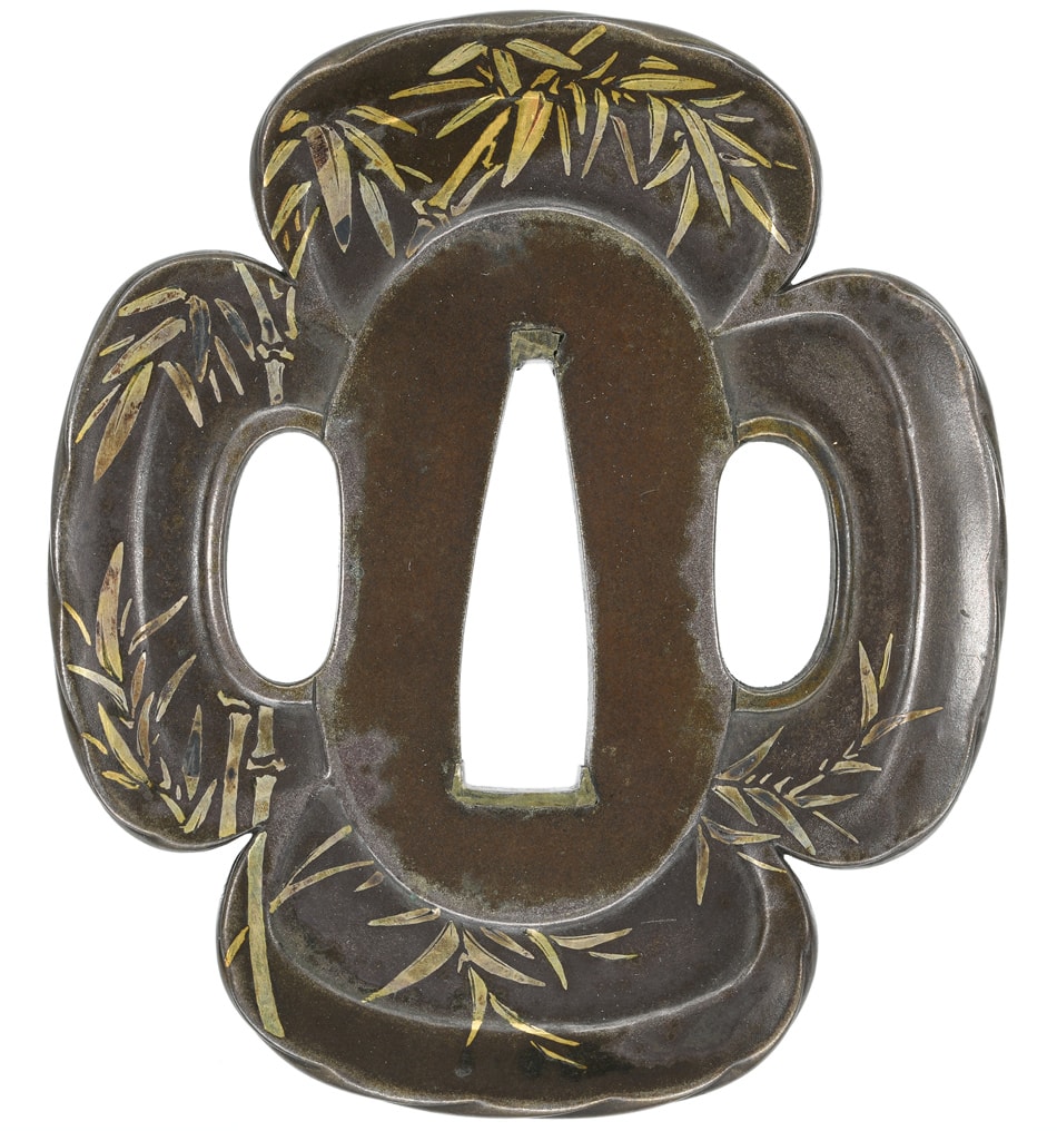 Tsuba [Kitsuzenkyo Mitsunaka Take-zu-Tsuba][N.B.T.H.K] Tokubetsu Hozon Tosogu - Photo 2