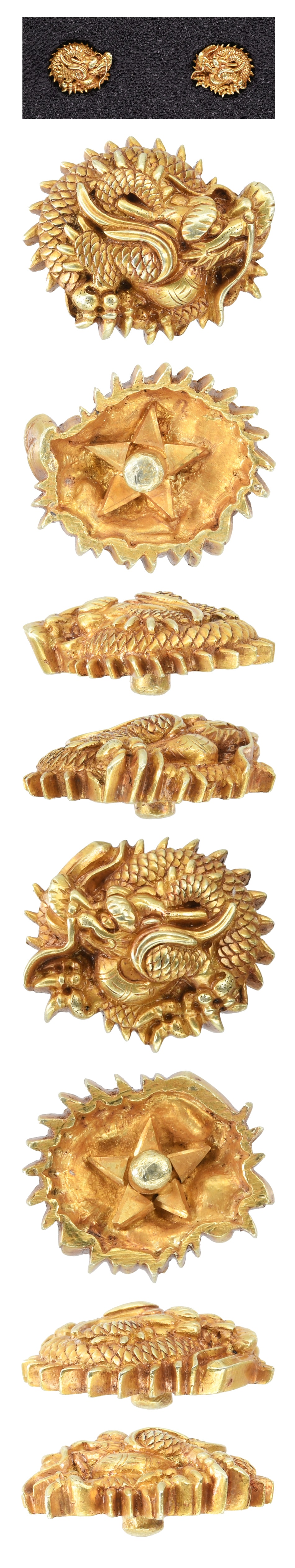 Menuki[Mumei Mito Ganryu-zu] [N.B.T.H.K] Hozon Tousougu - Photo 3