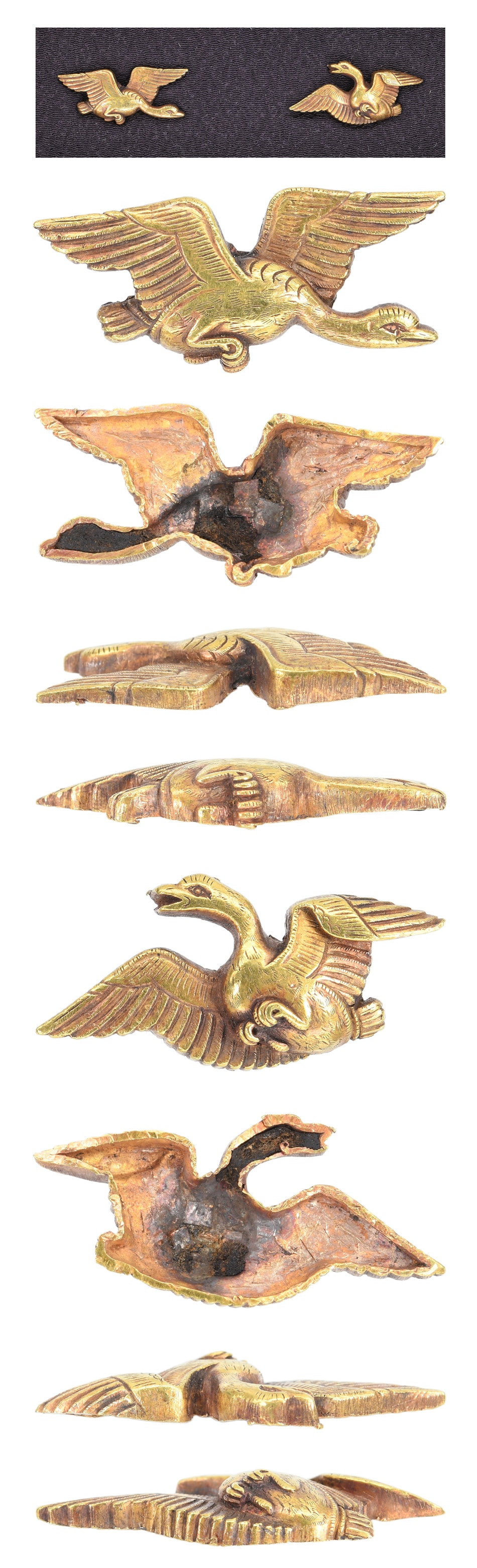 Menuki[Mumei Kyo-kinko Kari-zu] [N.B.T.H.K] Hozon Tosogu - Photo 3