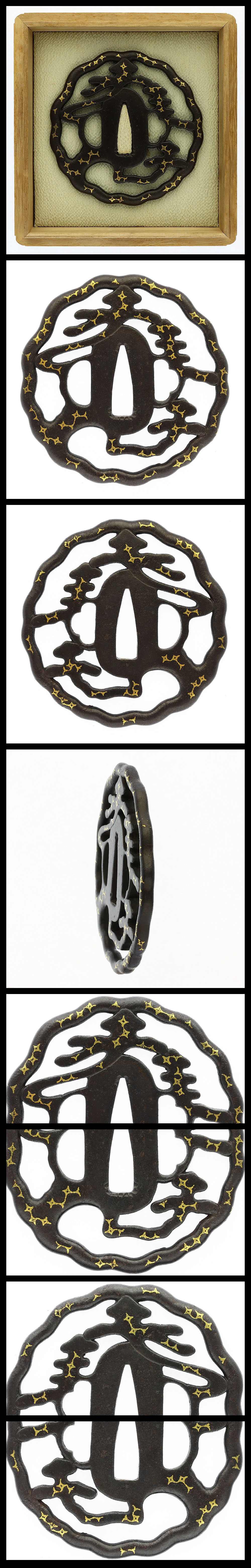 Tsuba:Mumei(unsigned)(Higo)(NBTHK Tokubetsu Hozon)