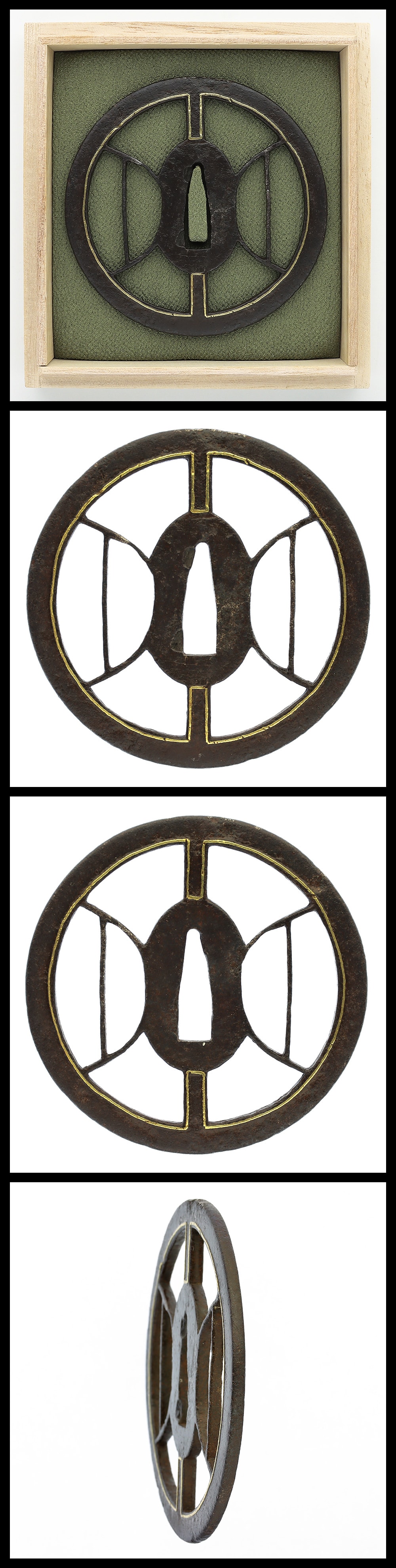 Tsuba:Mumei(unsigned)(Heianjo Zogan)(NBTHK Hozon Tosogu)