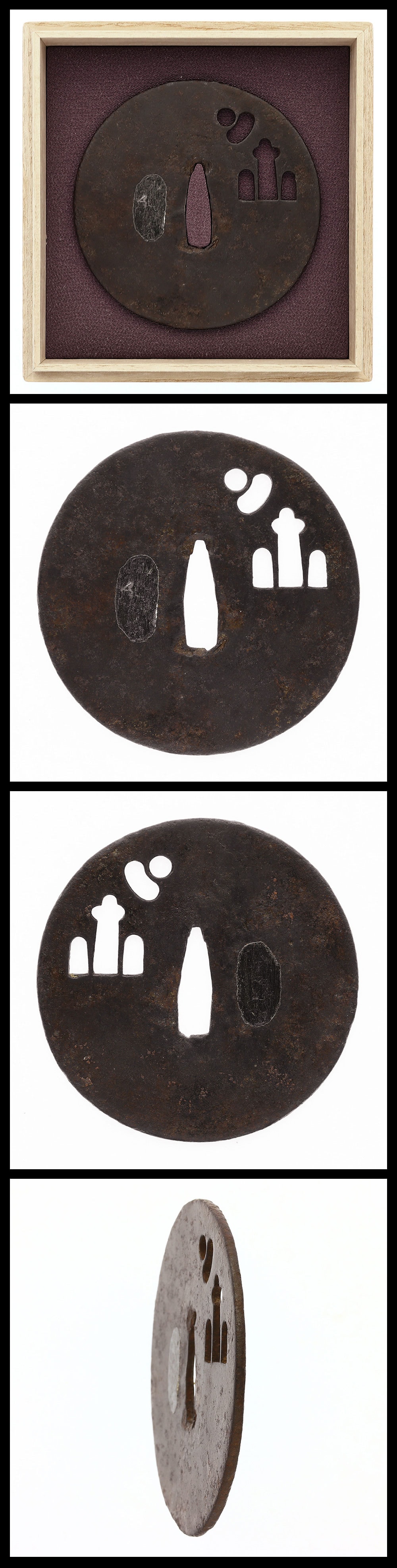 Tsuba:Mumei(unsigned)Tosho(NBTHK Hozon Tosogu)