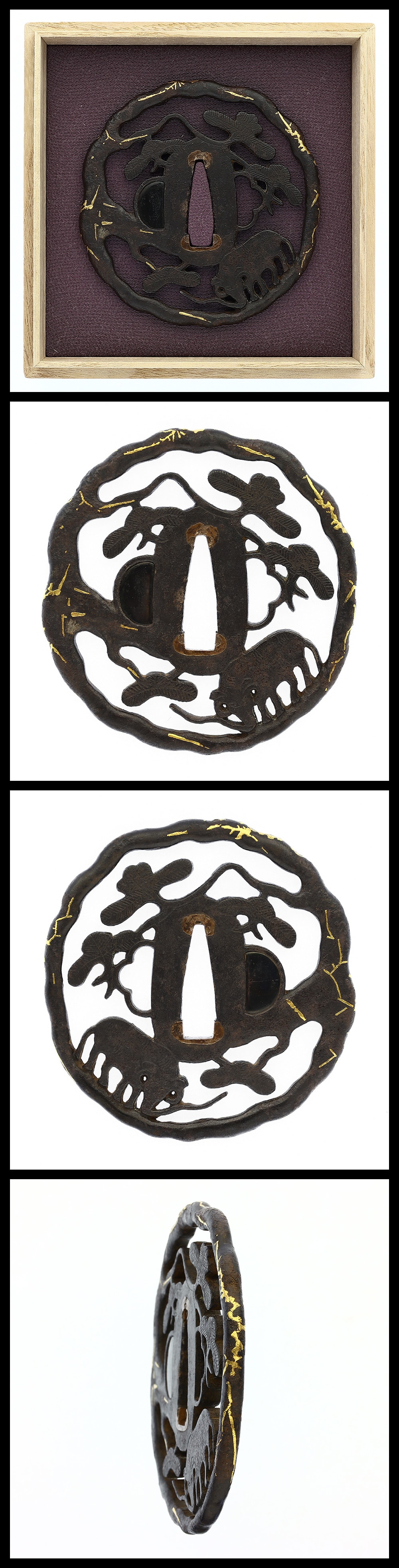 Tsuba:Mumei(unsigned)Higo(NBTHK Hozon Tosogu)