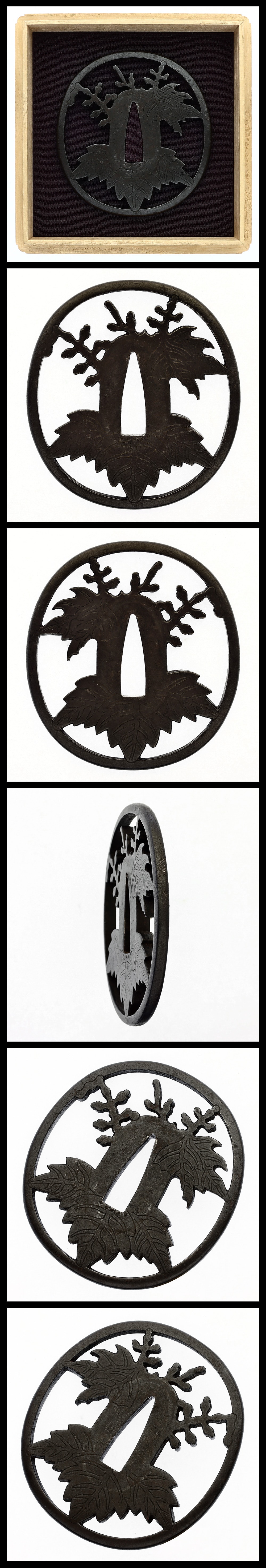 Tsuba:Mumei(unsigned) Kamiyoshi(NBTHK Tokubetsu Hozon Tosogu)