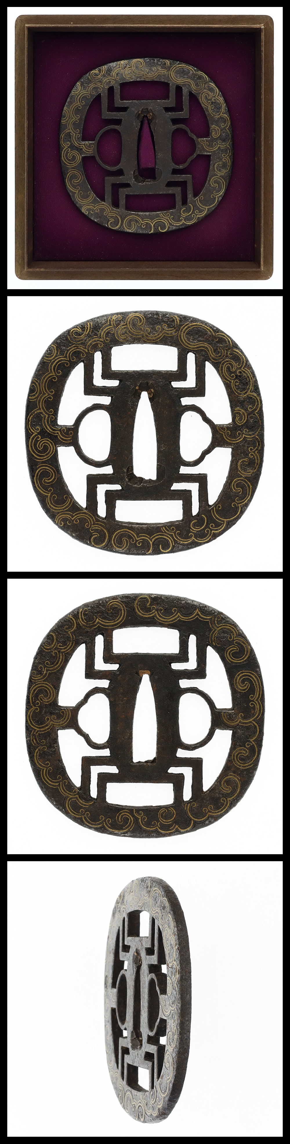 Tsuba - by Heianjo-Zogan School - Unsigned - Heianjo