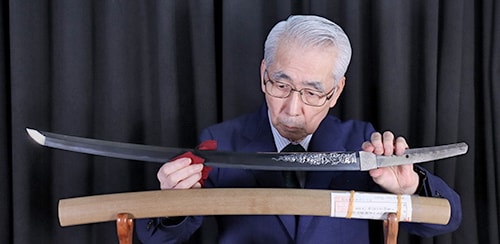 Wakizashi:Osaka ju Gassan Sadakatsu Kinsaku (Kao)(NBTHK Hozon Token) - 写真7