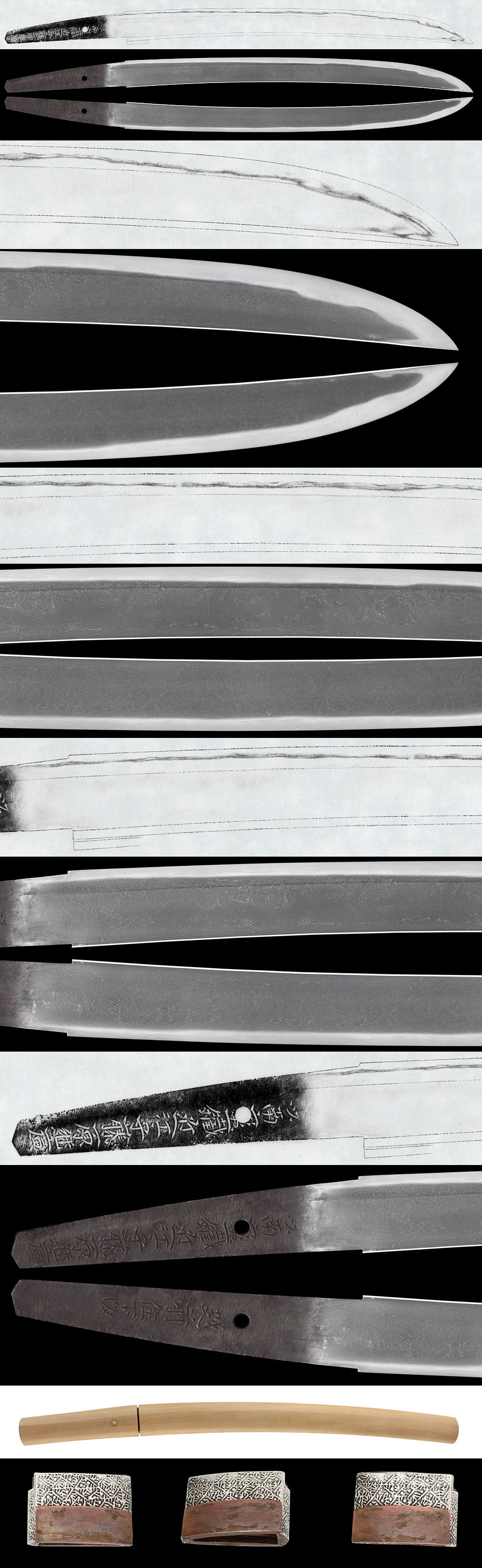 Wakizashi: Motte Namban Tetsu Omi Kami Fujiwara Tsuguhiro Echizen Ju Shimosaka(NBTHK Tokubetsu Hozon Token) - 写真2