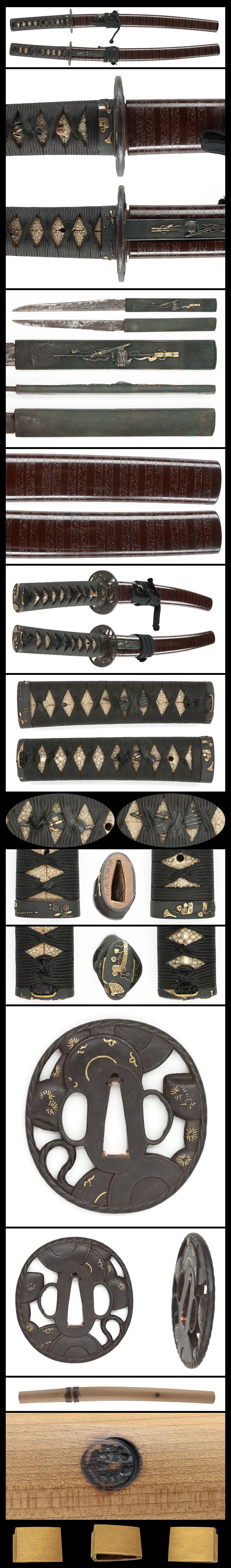 Wakizashi (Sunbobi Tanto): Seiryuken Moritoshi Date: Bunkyu 2 Mizunoe-Inu 9th Month (September 1862)(NBTHK Tokubetsu Hozon Token) - Photo 4