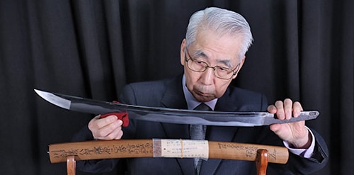 Wakizashi:Kawabe Gihachiro Fujiwara Masahide (Kokuin). (NBTHK Tokubetsu Hozon Token) - Photo 7