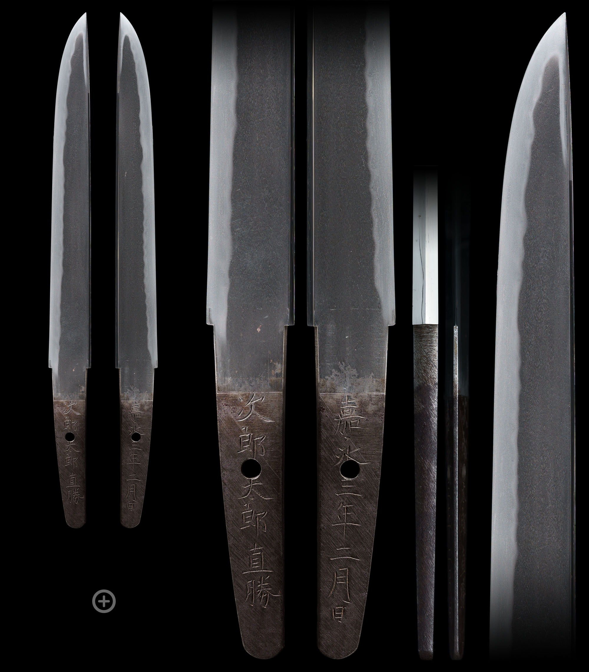 短刀 次郎太郎直勝 嘉永三年二月日