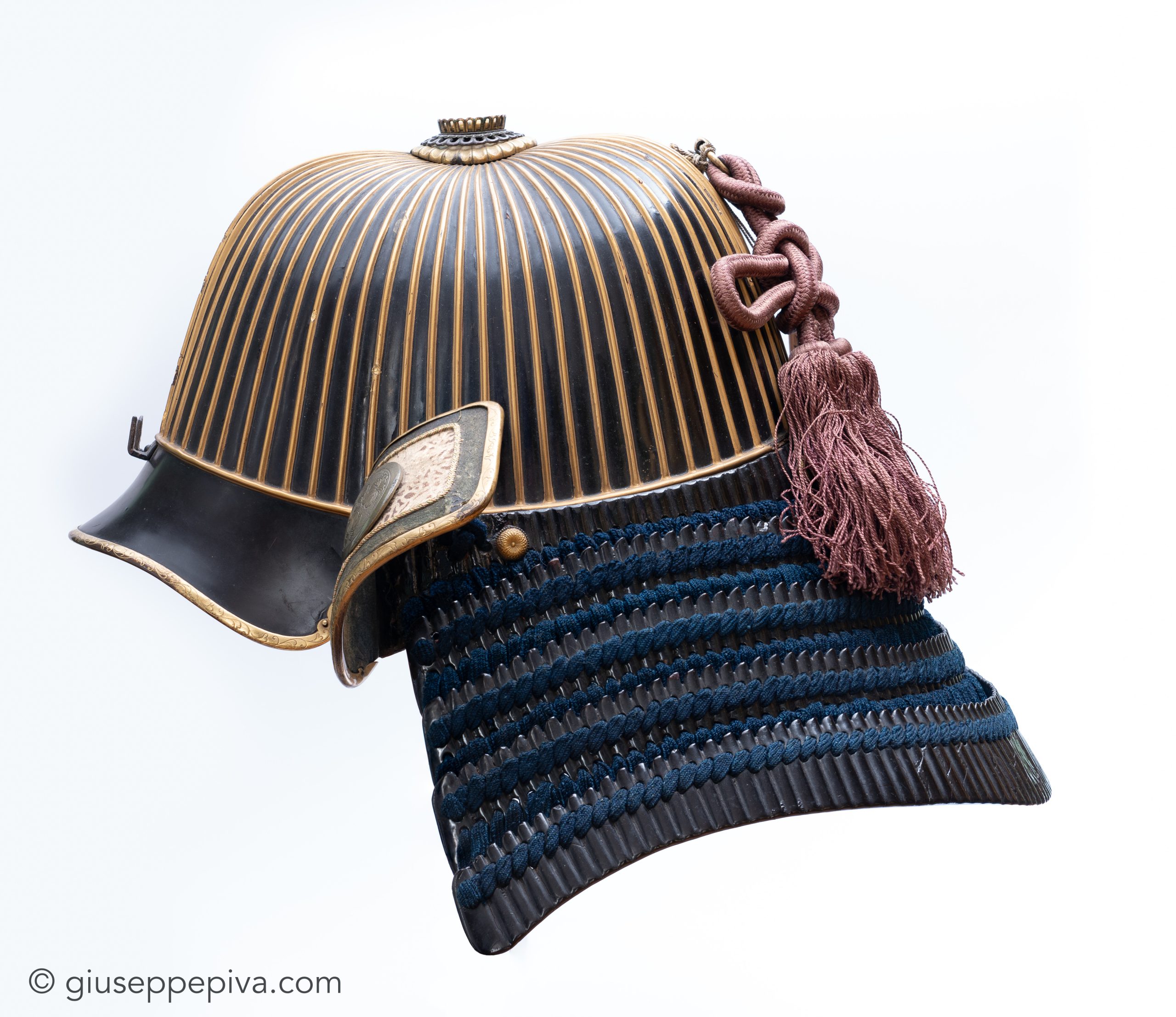 Suji-bachi kabuto kabuto, Haruta school 62-plate samurai helmet - Photo 6
