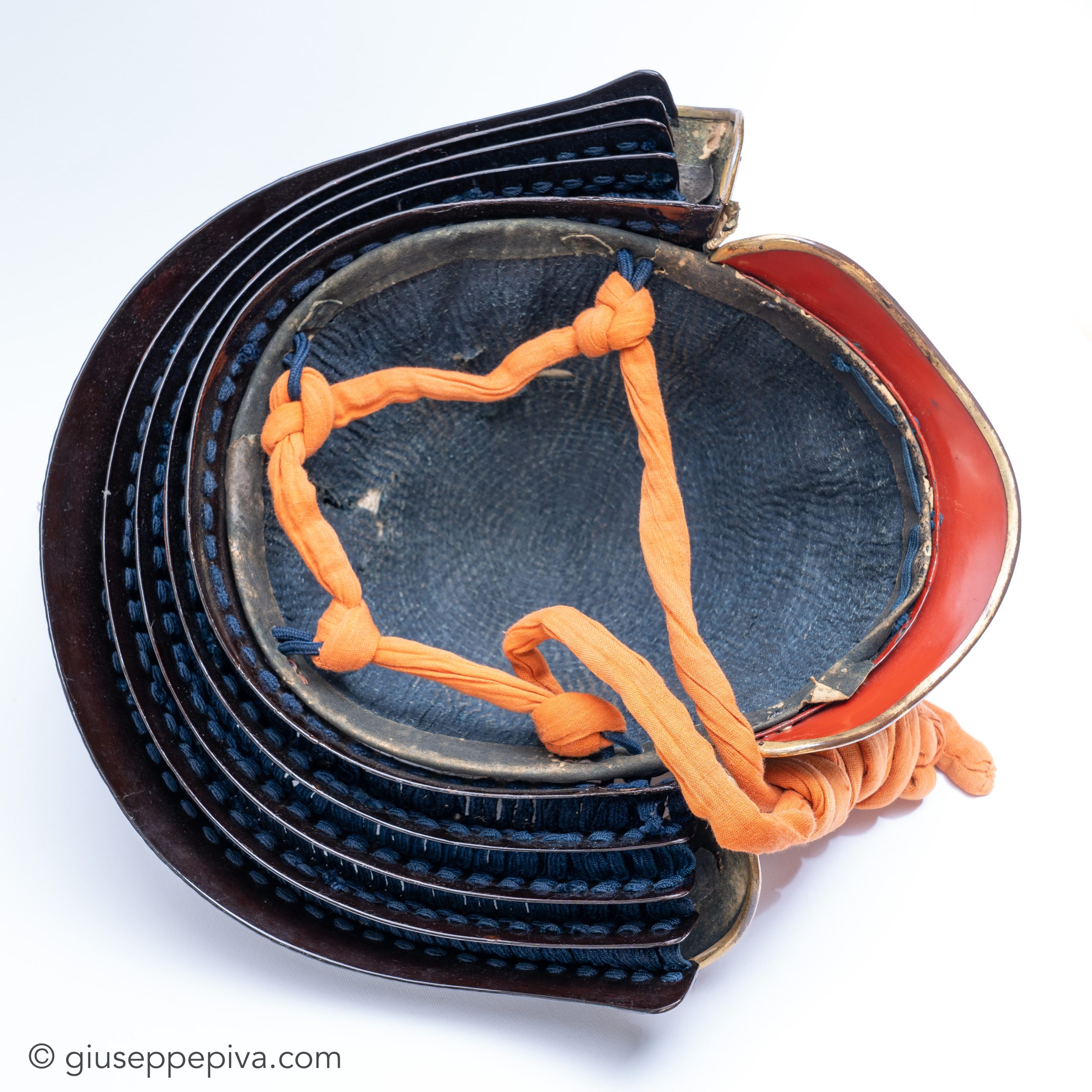 Suji-bachi kabuto kabuto, Haruta school 62-plate samurai helmet - Photo 11