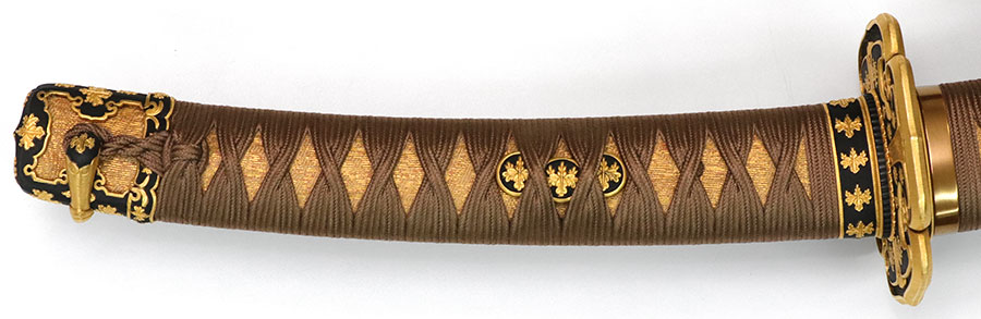 河内国平製之刻印 秋天 平成十一年吉日（鎌倉時代備前福岡一文字写）（高山一之先生作糸巻太刀拵え付） Kawachi Kunihira - Photo 23