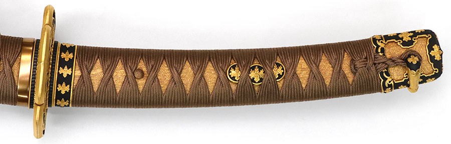 河内国平製之刻印 秋天 平成十一年吉日（鎌倉時代備前福岡一文字写）（高山一之先生作糸巻太刀拵え付） Kawachi Kunihira - Photo 28