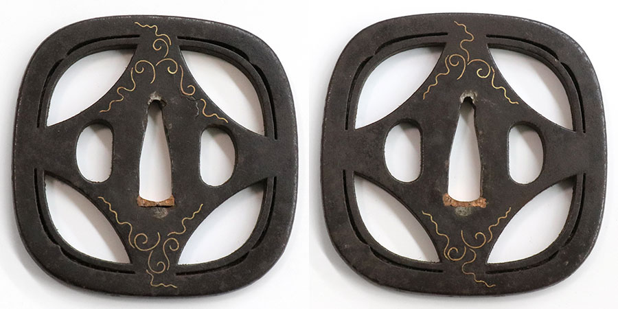 武蔵守永道（真の剣巻龍の欄間透彫）（らんますかしぼり） Musashinokami Nagamichi - Photo 31