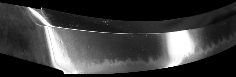 備州三原住正近作 天文二年二月日・康光（大小共本阿弥光佐副状付）（島津家伝来黒漆腰刻鞘大小拵付） Bishu Miharaju Masachika Yasumitsu - Photo 22