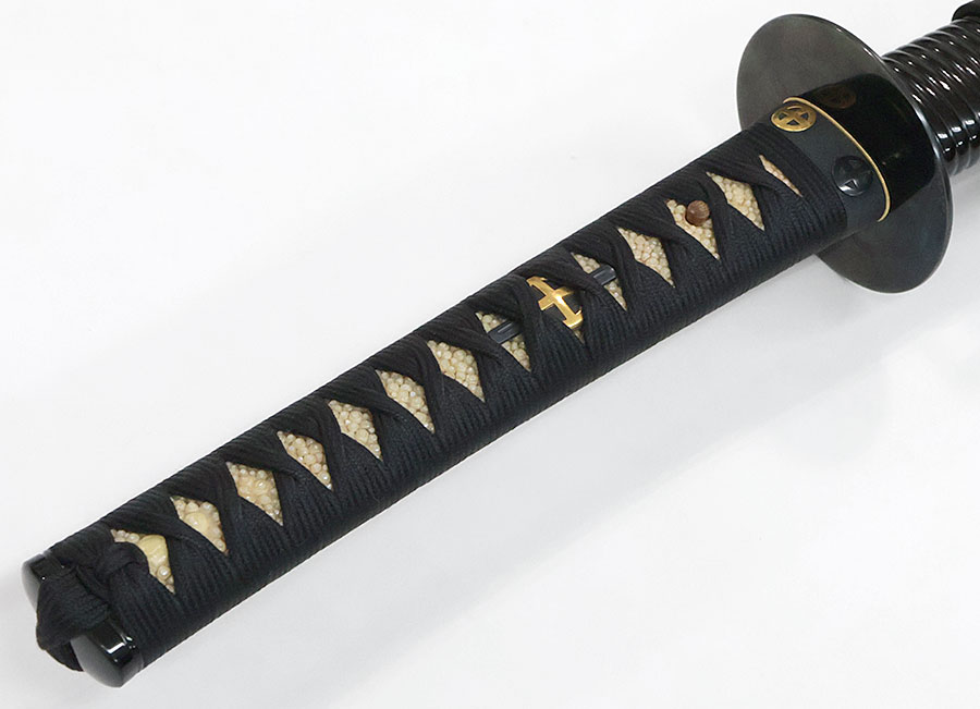 備州三原住正近作 天文二年二月日・康光（大小共本阿弥光佐副状付）（島津家伝来黒漆腰刻鞘大小拵付） Bishu Miharaju Masachika Yasumitsu - Photo 34