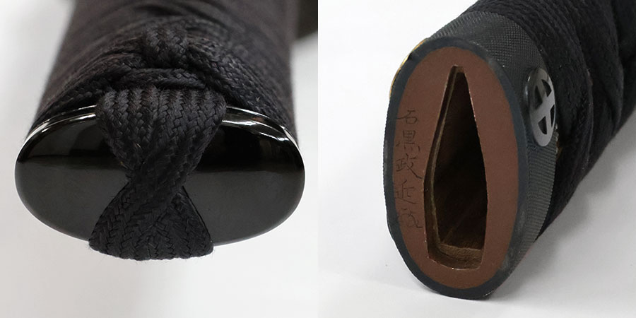 備州三原住正近作 天文二年二月日・康光（大小共本阿弥光佐副状付）（島津家伝来黒漆腰刻鞘大小拵付） Bishu Miharaju Masachika Yasumitsu - Photo 38