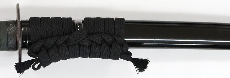 菊紋 備中守橘康廣・菊紋 丹波守吉道（黒ロー鞘大小拵付） Bicchunokami Tachibana Yasuhiro Tanbanokami Yoshimichi - Photo 23