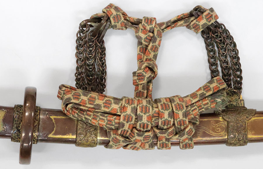 龍波紋兵庫鎖太刀（銘古川善長花押）（中身は無銘 手掻包俊） Tegai Kanetoshi - Photo 22