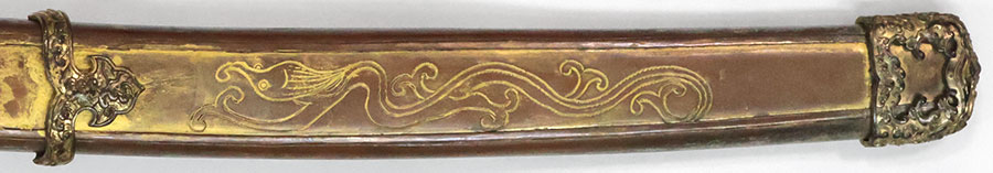 龍波紋兵庫鎖太刀（銘古川善長花押）（中身は無銘 手掻包俊） Tegai Kanetoshi - Photo 24