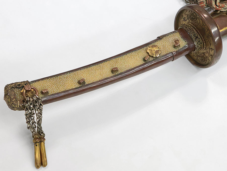 龍波紋兵庫鎖太刀（銘古川善長花押）（中身は無銘 手掻包俊） Tegai Kanetoshi - Photo 30