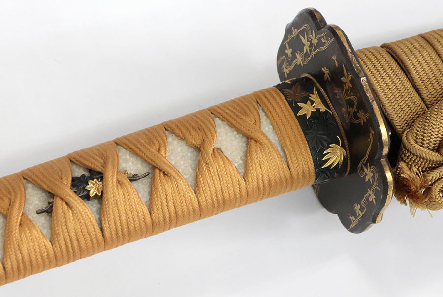 加賀守藤原盛道（紅葉紋揃金具刻鞘拵付） Kaganokami Fujiwara Morimichi - Photo 26