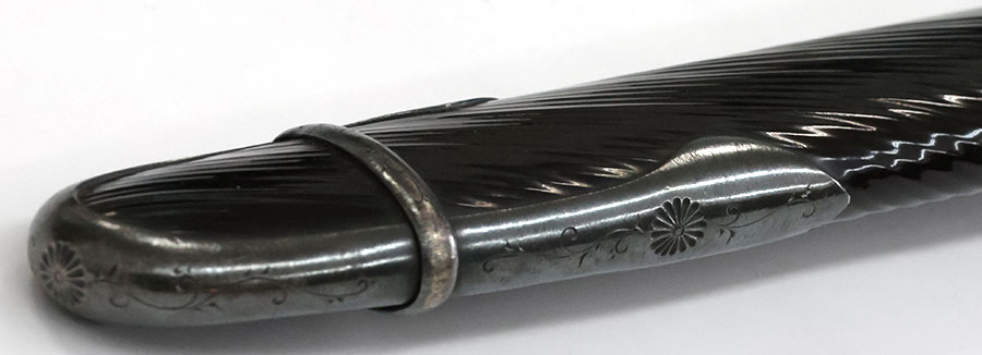 無銘 文珠（二代南紀重国）（金無垢龍図目貫付16弁菊花紋突兵小尻金具付突兵拵付） Monju Shigekuni - Photo 28