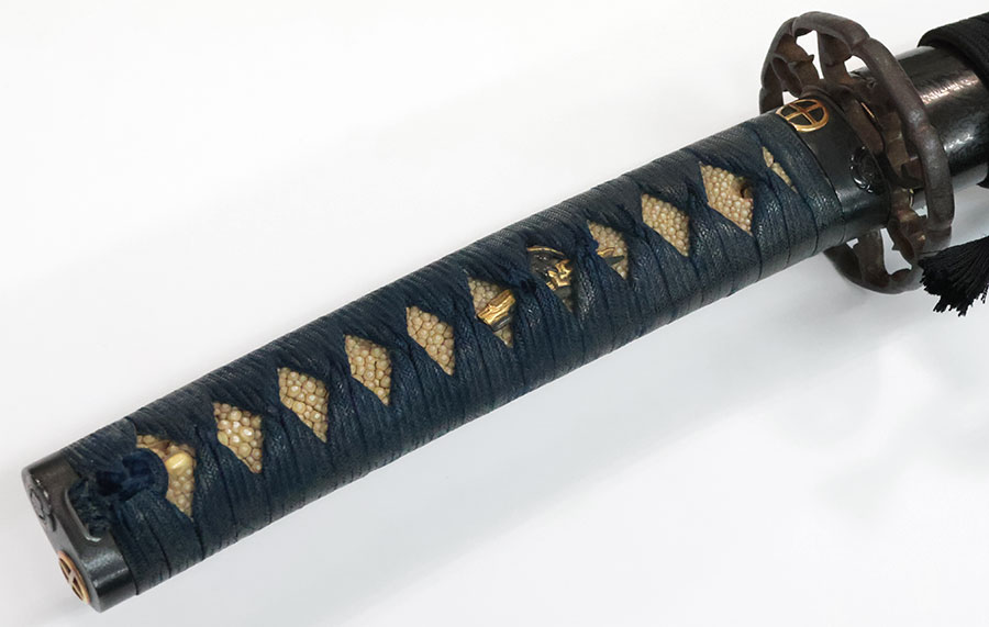 一 肥州出羽守行廣（初代）（片切刃造）薩摩島津家御親戚家伝来薩摩拵付） Hishu dewanokami Yukihiro - Photo 26