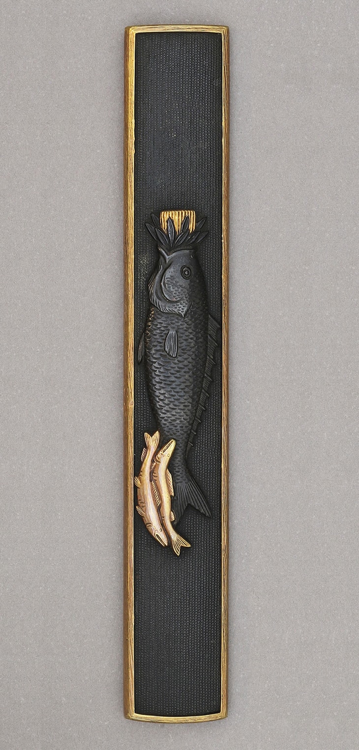 小柄:魚の図 Kozuka:Sakana no Zu