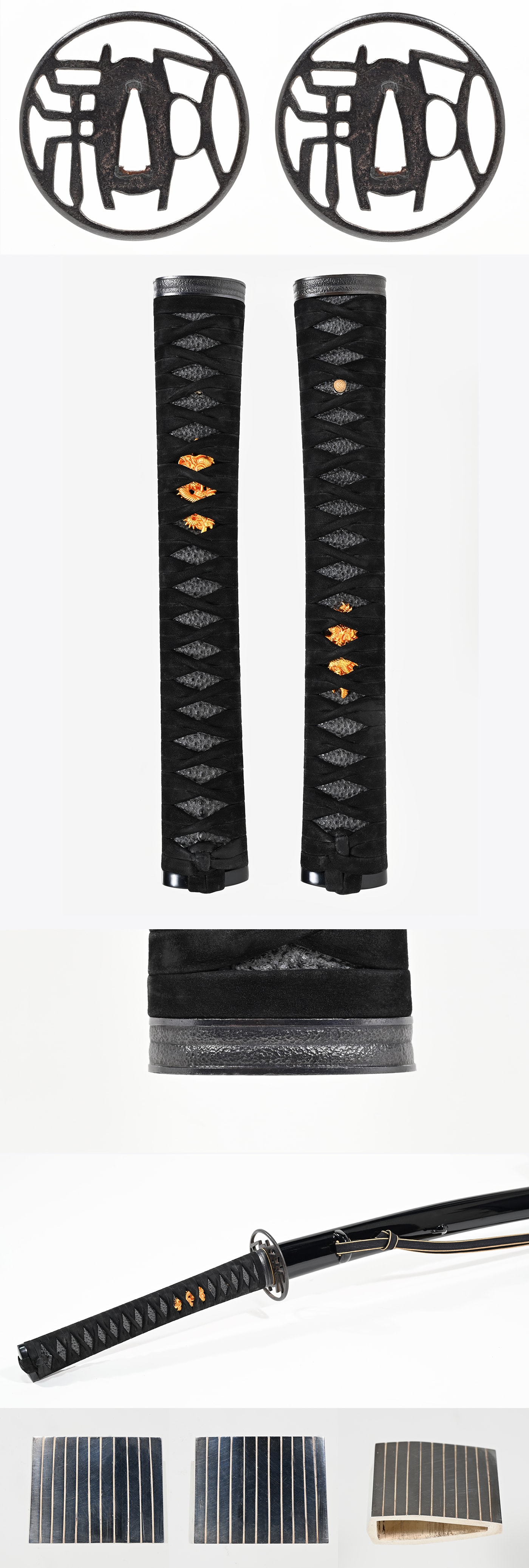 太刀 東都住八鍬武蔵謹作 應帝国陸軍近衛師団将校三代目後藤元達需作之昭和六十一年二月吉日 - Photo 5