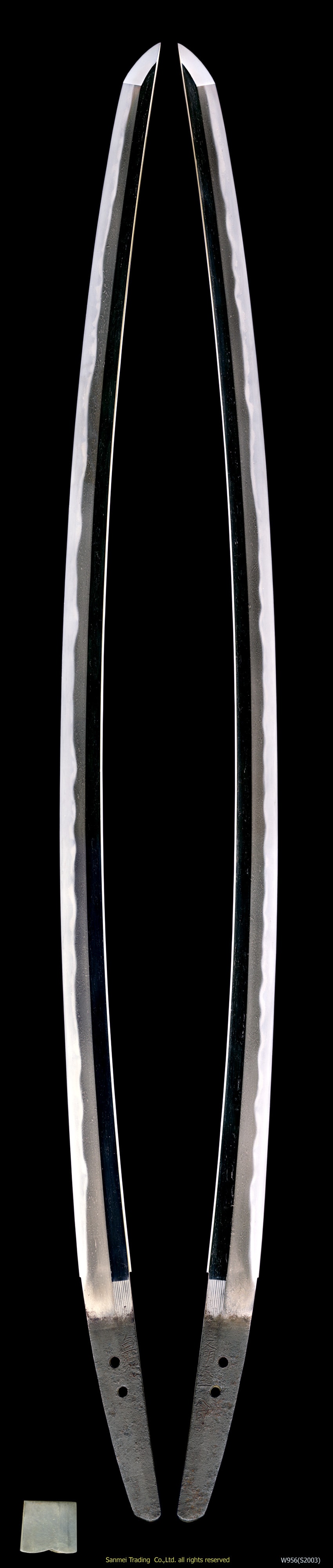 Katana signed KANETSUNA In the 8th month Bunmei 18th with) Gold pearl of inlay Gold sprinkled Nashiji Plum blossom branch Makie workEfu Tachi Koshirae - Photo 3