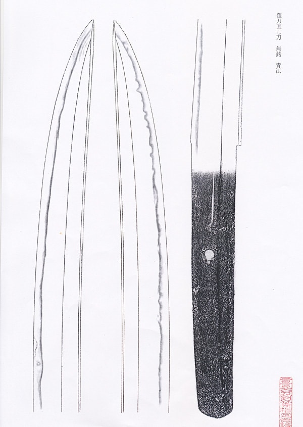 薙刀直し刀 無銘 (青江) - Photo 28