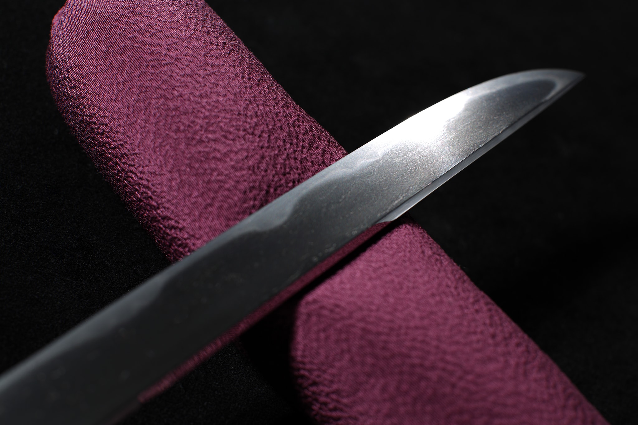 短刀 白鞘入り 拵付き - Photo 3