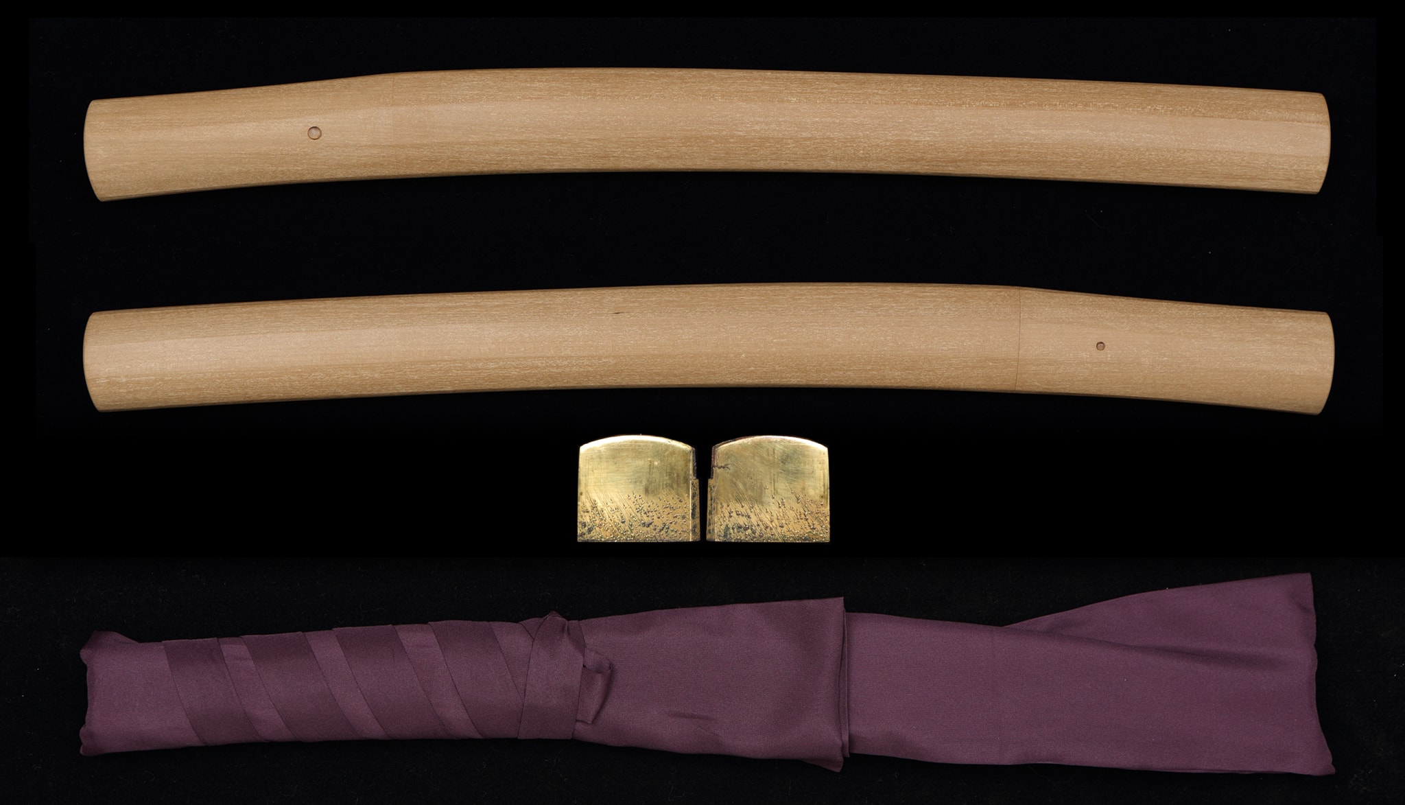 脇差 白鞘入 拵付き - Photo 3