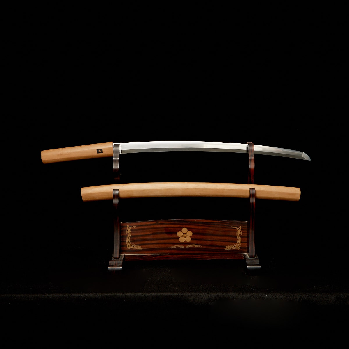 01-2066 山城国住藤原信吉 (白鞘) 脇差(日刀保・特別保存刀剣)