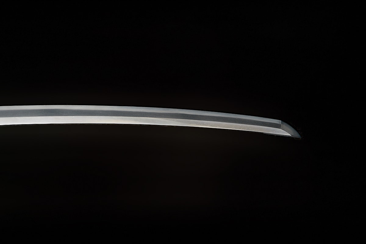 01-2066 山城国住藤原信吉 (白鞘) 脇差(日刀保・特別保存刀剣) - Photo 8