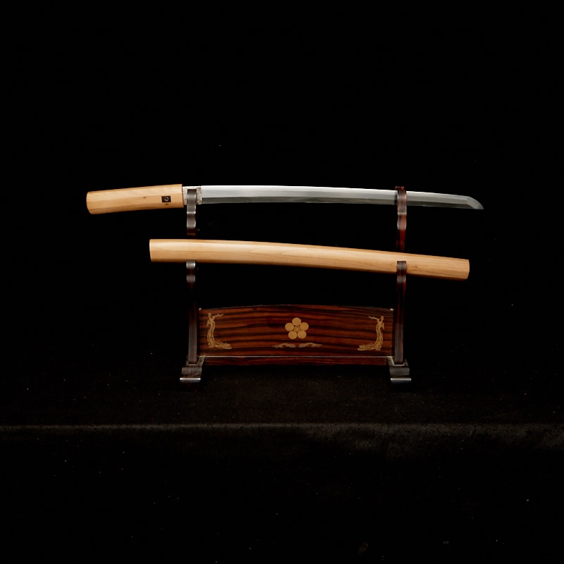 01-3025 山城大掾源國重(白鞘)脇差 (日刀保・特別保存)