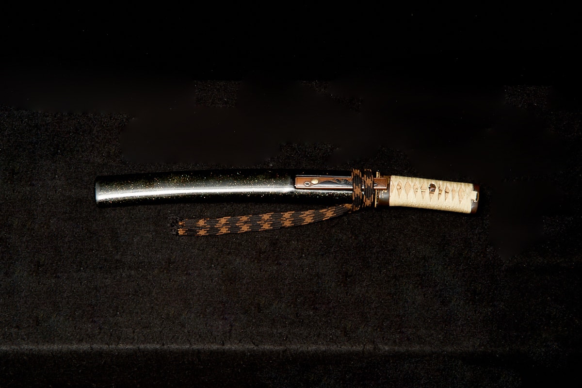 01-447 備州長船祐定 短刀(あいくち)外装付き - Photo 2