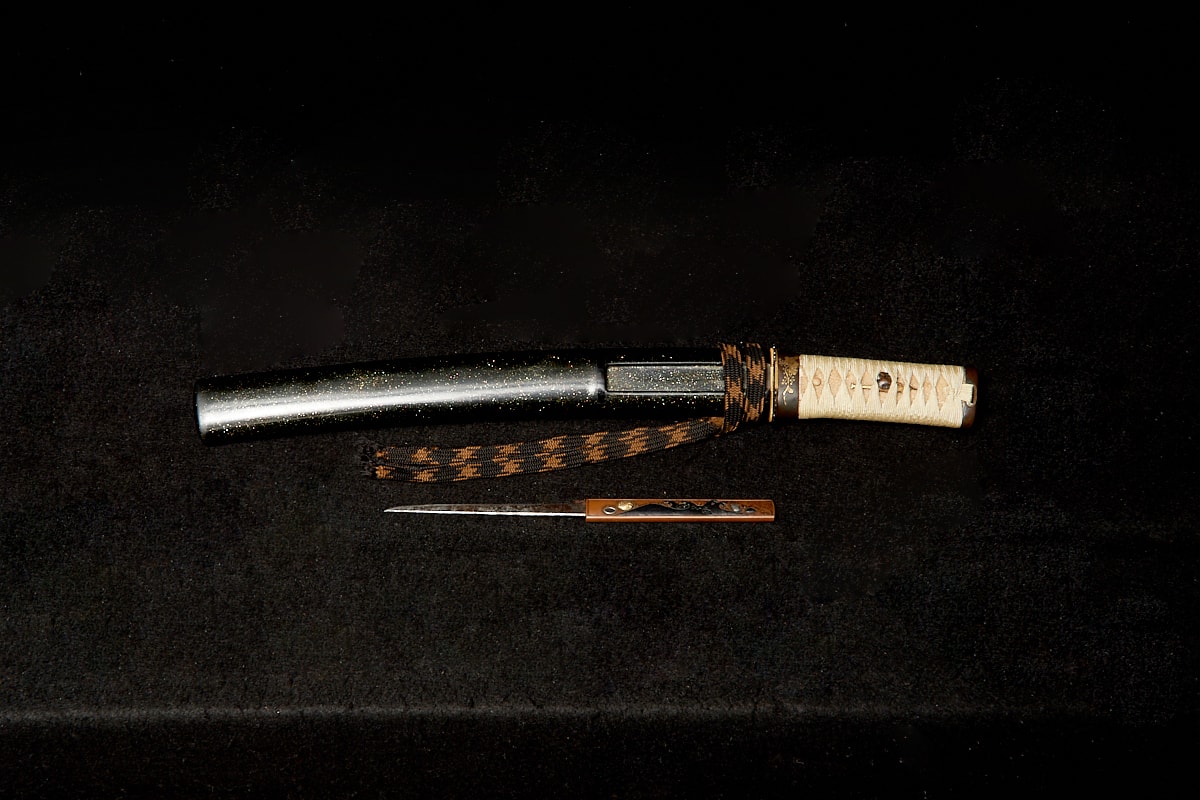 01-447 備州長船祐定 短刀(あいくち)外装付き - Photo 3