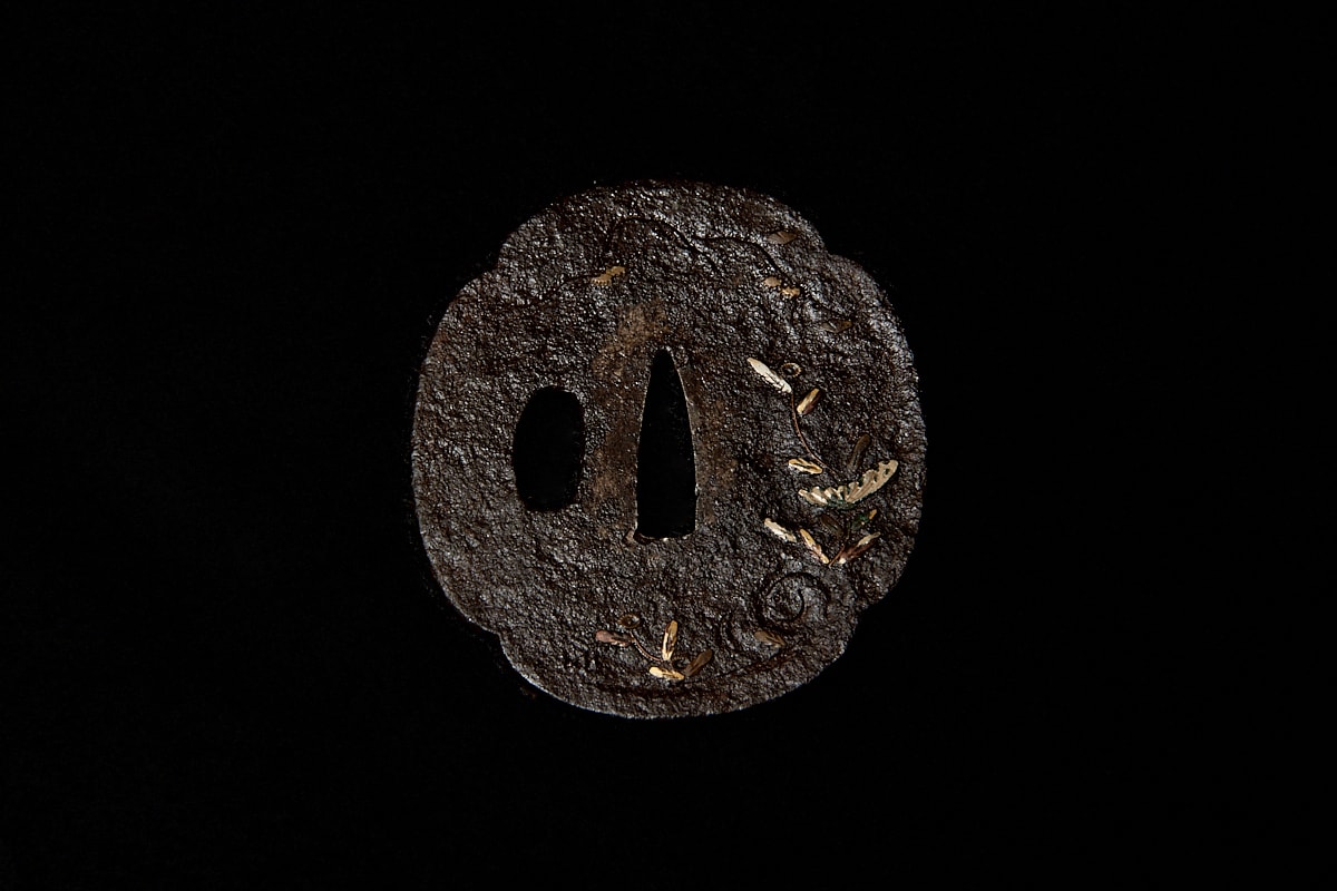 03-470鉄太刀鍔 - Photo 2