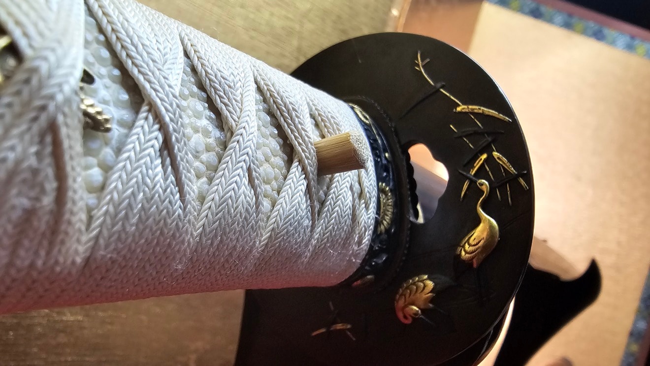 01-3156 【特別保存刀剣】菊紋近江守源久道 寛保二年戌八月吉日 刀 - Photo 18