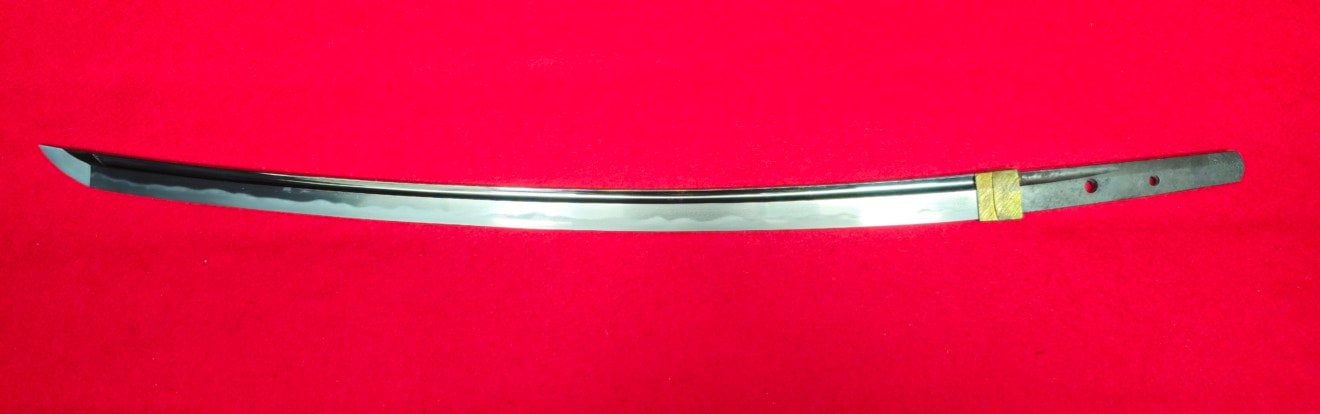 02-3189 保存刀剣 無銘(兼延) 脇差 白鞘 - Photo 3