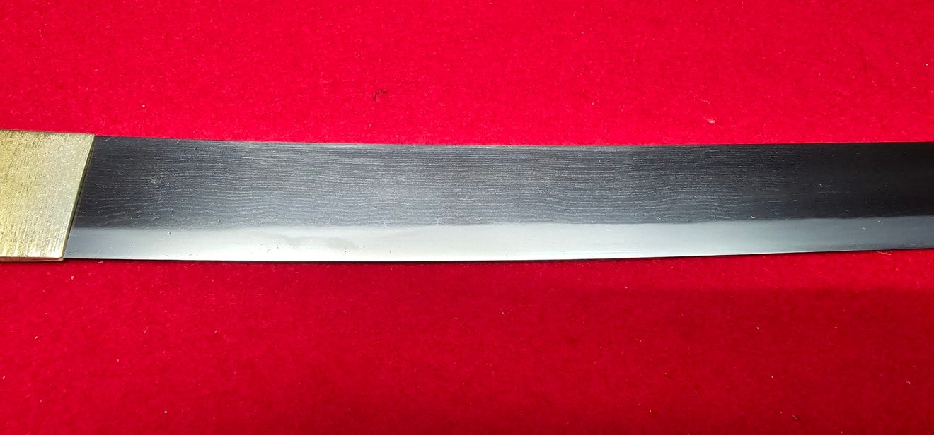 02-3203 大日大聖不動明王守護 慶應三年卯月日大隈守平広光 脇差 Wakizasi - Photo 4